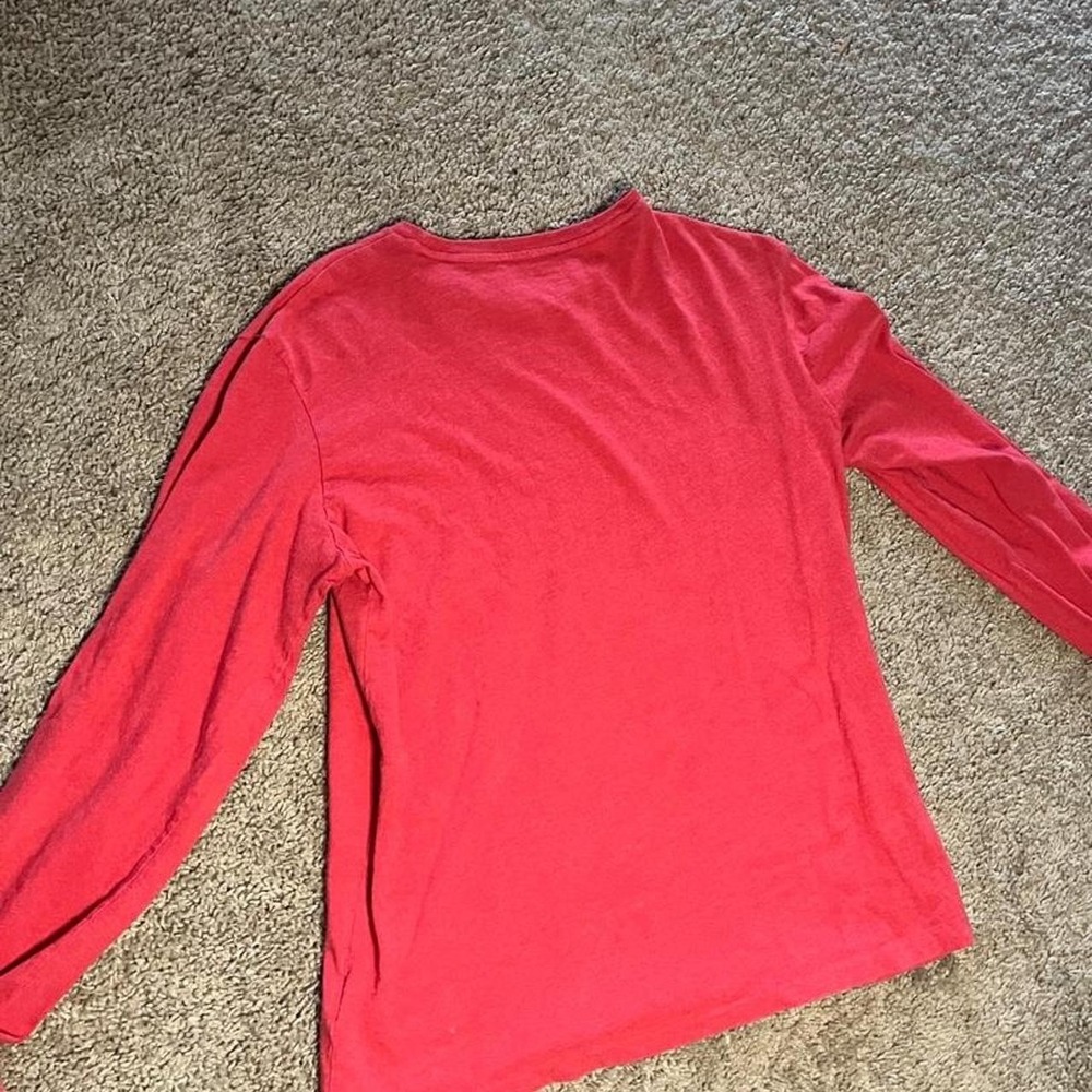 Red Polo Ralph Lauren long sleeve shirt in a M - Picture 4 of 4